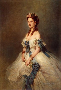  princess Canvas - Alexandra Princess of Wales royalty portrait Franz Xaver Winterhalter